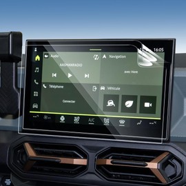 LANTU Nano Series Screen Protector 2 Pieces 10.1 Inch for Dacia Duster 3 2024-2025 Dacia Duster III from 2024 Screen Protector 6H Anti-Scratch PET Screen Protector