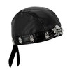 Skull Pirate Bandana Doo Do Rag Headwrap Biker Punk Rock Leather Rivet Cap Mens Black