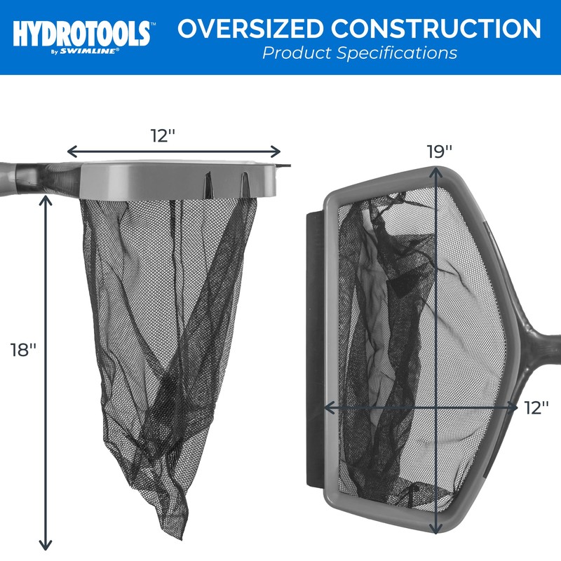 Swimline HYDROTOOLS 80605 Leaf Net Inground Above Ground Pool Pond