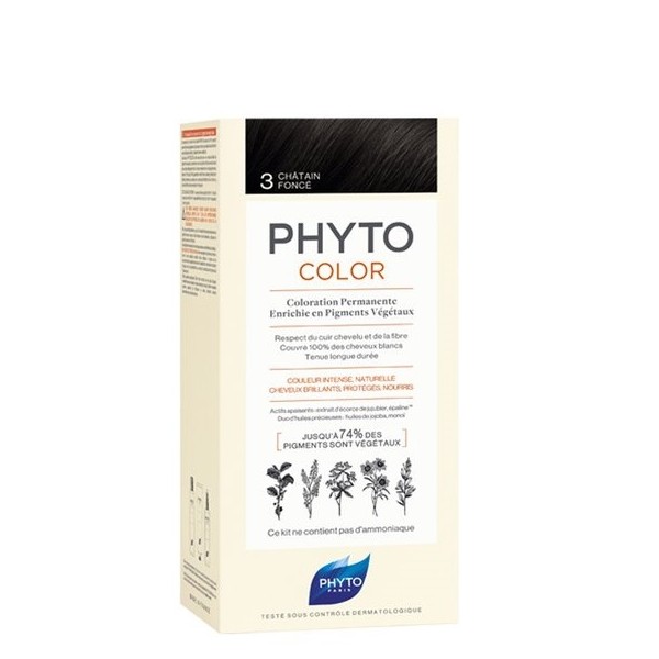 Phyto Phytocolor No3 Dark Brown, 50ml