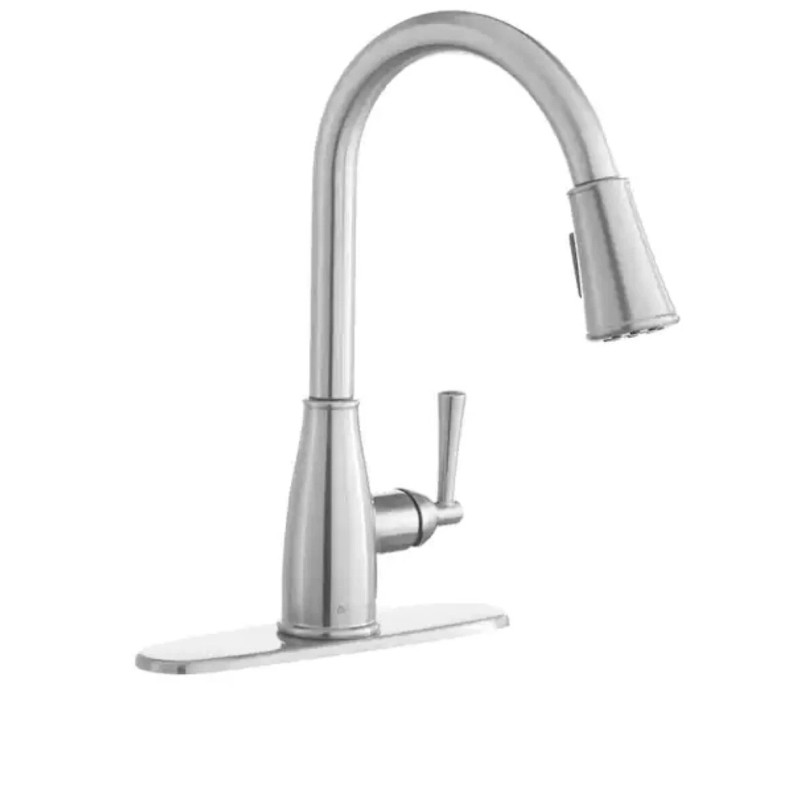 Glacier Bay Fairhurst Single-Handle Pull-Down Kitchen Faucet Stainless Steel