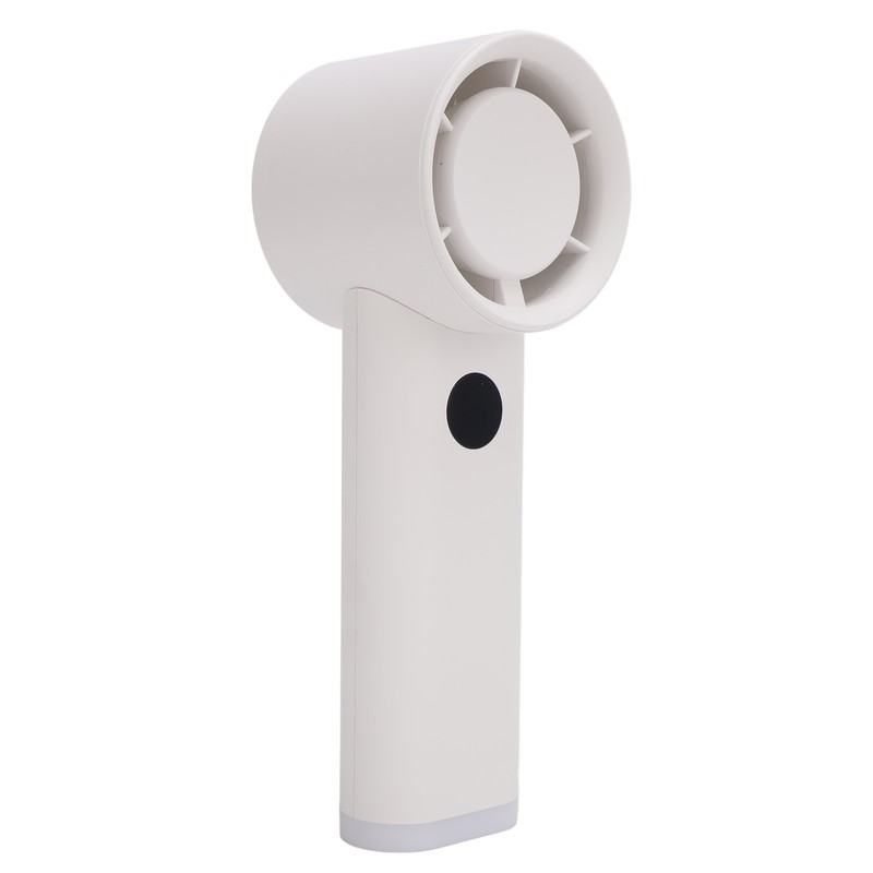 Handheld Fan LED Display Power Adjustable Portable Fan Night Light