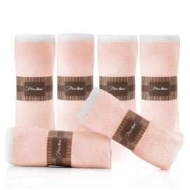 MINIBOO Toallitas faciales Premium para bebé y Piel Sensible - Paños Extra Suaves y absorbentes de rayón de bambú para Cara y baño de recién Nacidos - Perfectas como Regalo de bebé
