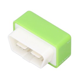 RANNYY OBD2 ECO Fuel Chip Tuning Box,OBD2 ECO Fuel Save Power Chip Tuning Box 15% Green ABS Universal for Cars Since 1996