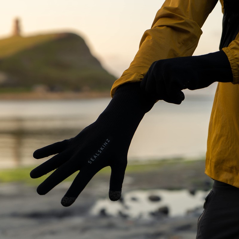 Sealskinz GUANTES ALL WEAT.IMPERM.ULTR.GRIP NE.T.M