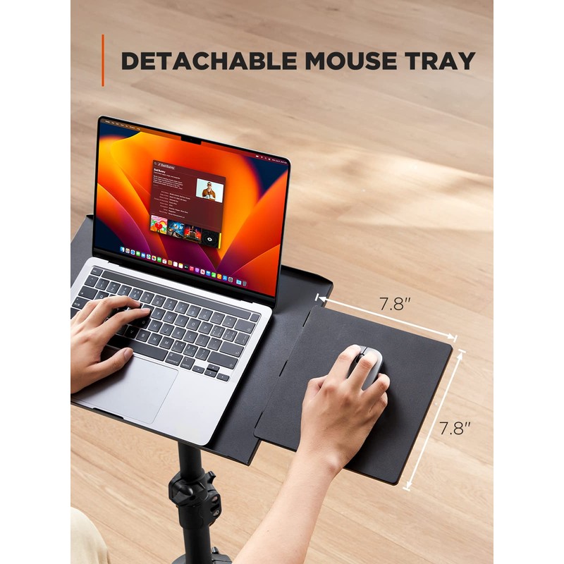 AMADA HOMEFURNISHING Foldable Projector Tripod, Multipurpose Laptop Stand with Removable