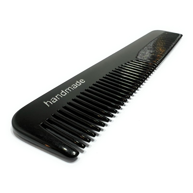 Swedish Crown Pocket Comb Small Sawn Handmade Approx. 12 cm