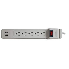 Koblenz SS-550-USB Supresor de Picos, color blanco