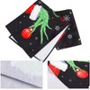 Fowecelt Christmas Table Runner Elf - Elf Christmas Decorations, Elf