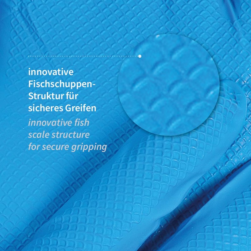 FRANZ MENSCH 1000 Stück Nitrilhandschuhe Power Grip Light | puderfrei,