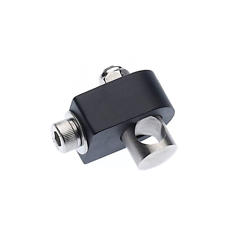 Tube Terminal Block Complete for Pannier rack black Size:black