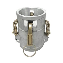 Gloxco Aluminum Type DD Cam and Groove Spool Coupler, 2" Female Camlock x 2" Female Camlock (CAM-20-DD-AL)