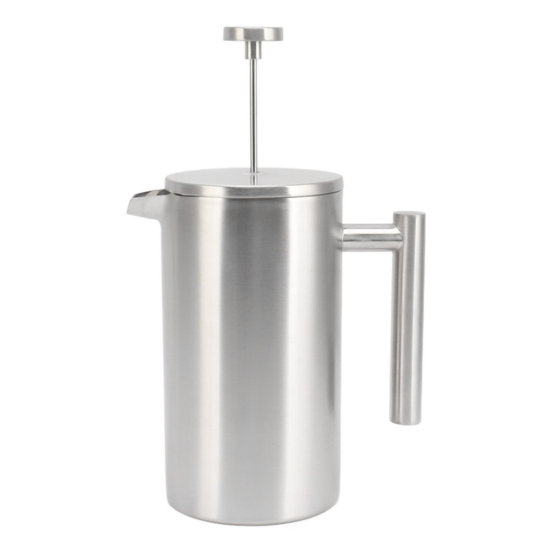 French Press Coffee Maker Dishwasher Safe Double Wall Insulated Rust