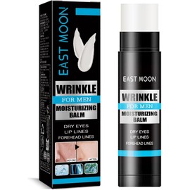 Men’s Anti-Wrinkle Moisturizing Stick – Hydrating Balm for Fine Lines, Pore Tightening, Lightweight Non-Greasy Texture, 3.8g Anti-Aging Facial Skincare for Dry Skin