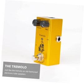 BIUDECO Guitar Tremolo Effect Pedal Simulation Classic Tube Amp True Bypass for Guitars