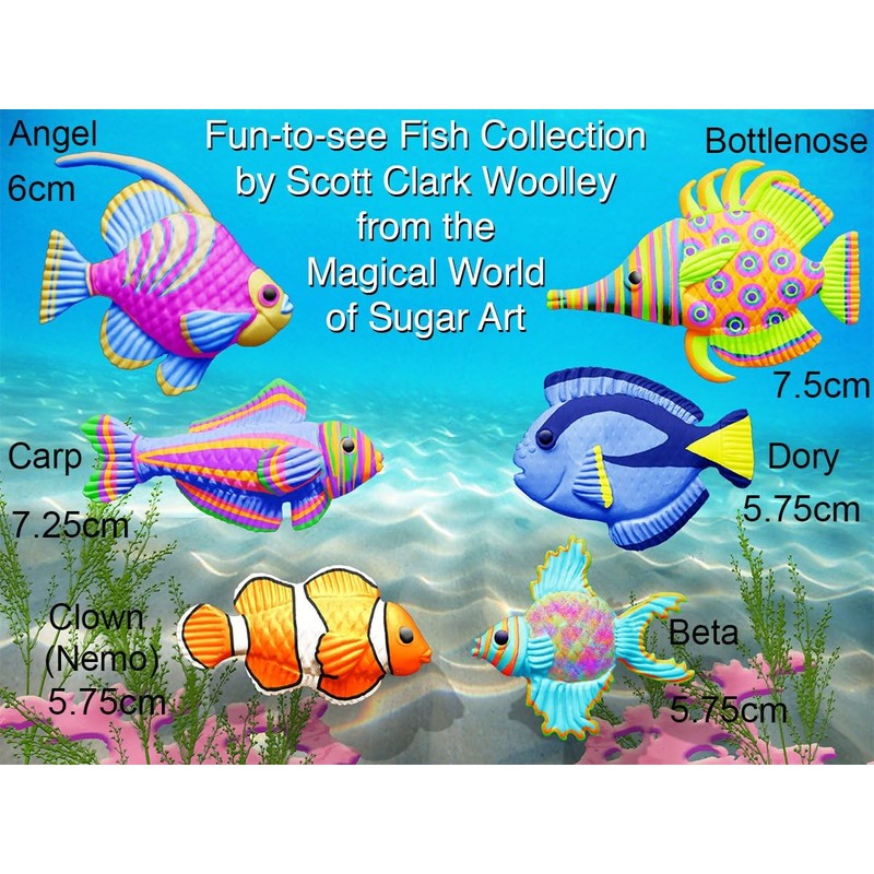 Scott Clark Woolley Fun-to-see Carp Fish Mold