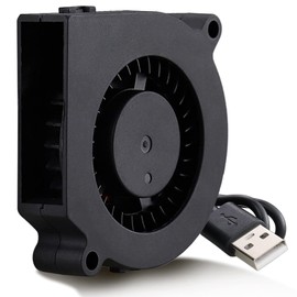 GDSTIME 5V USB Blower Fan 60mm, 60mm x 60mm x 15mm Brushless DC Cooling Blower Fan