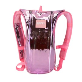 Pink Hydropack Rave Hydration Backpack – LED Festival Water Backpack 2L for Women & Men – Leakproof Hydro Pack with Bladder – Anti-Theft Pockets - Rave Accessories - Music & EDM Festivals