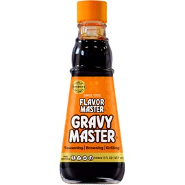 Gravy Master: Grilling, Seasoning and Browning Sauce - Ready to Use - 1 Bottle (5 fl oz) - Vegetarian, No Gluten, Kosher, Pareve - Grill, Glaze, Braise, Steak Crust - Made in the USA Since 1935