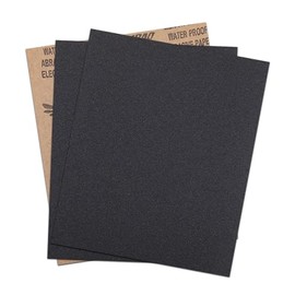 30Pcs Sandpaper Sheets, 9" x 11" Inch 120 Grit Waterproof Abrasive Sand Paper, Premium Silicon Carbide Wet Dry Sanding Sheets for Auto Repair, Hardware, Metal, Wood Polishing