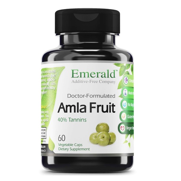 Emerald Labs, Fruitrientsx Amla Fruit, 60 Veg Capsules