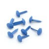 500 x Blue Pastel Round 9mm x 5mm Brads (Bradlets) for Cardmaking, Scrapbooking Art Crafts, Jewellery Making