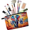 Livel lhood Ethnic Elephant Makeup Bag Cute Small Organizer Zipper
