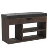 Apicizon 31 Inches Storage Bench, Shoe Bench with Flip Top