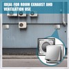 Gisafai 6'' Dryer Vent Cover Outside Walls External Extractor Fan