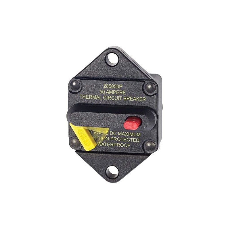 Blue Sea Systems 7083 285 Series Circuit Breaker, Panel Mount,