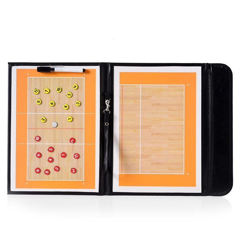 RoseFlower Taktikboard Volleyball - Magnetic Board Volleyball Coaching Board, Tactical