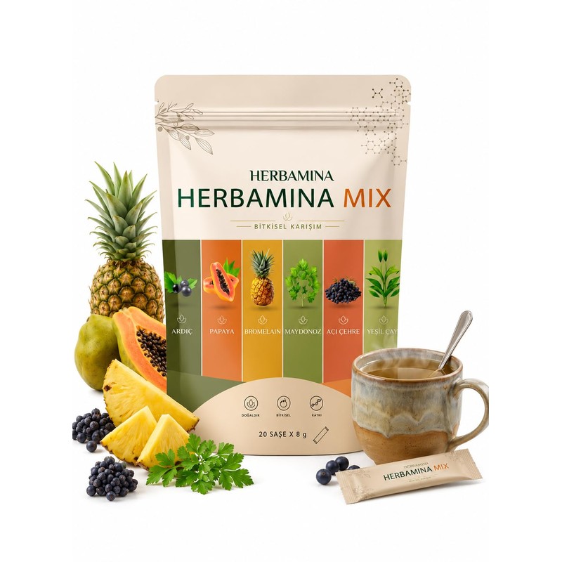 Herbamina Mix Bitkisel Karışım 20 Sachets (8 g) - Herbal