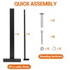 Liouedf Adjustable Roof Ladder Racks for 4'-7' Enclosed Trailers/Cargo Vans/Trucks: