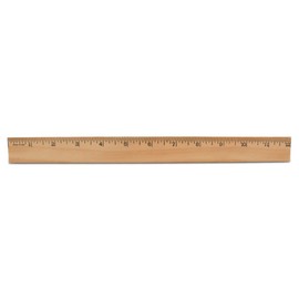 Wooden Rulers, 12 Inch, Pack of 10 Wood Rulers for School, Crafts, and Educational Purposes, by Woodpeckers