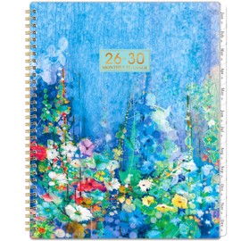 2026-2030 Monthly Planner - Jan 2026 - Dec 2030, 5 Year Monthly Calendar 2026-2030, 11" x 9", 60-Months 5 Year Calendar Planner, Tabs, Back Pocket, Holidays, Twin-Wire Binding, Note Pages