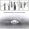 RHINOCATS 45 pcs Refrigerator Magnets，Fridge Magnets，Round Ferrite Magnets, Multi-Use for