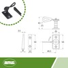 Amig - Door handle type St. Sebastian for shutters model
