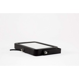 August Müller Lichttechnik AG LED Spotlight AML® FL 10 W, Professional Quality for Outdoor Use, IP65, Metal Housing Black, 4000 K, 50,000 Hours Life