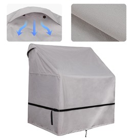 Zuihao 100% Waterproof Boat Center Console Cover Thickened Ture 900D Solution-Dyed Canvas Center Console Cover for Boat - Breathable Anti-Aging with Heavy Duty Windproof Strap