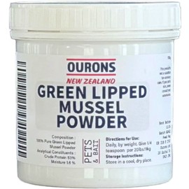 Ourons Ourons Green Lipped Mussel Powder For Dogs - 130g Natural GLM from New Zealand