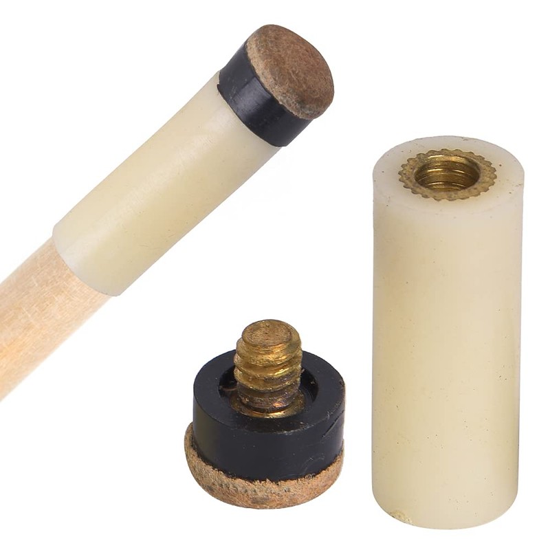 10Pcs Billiard Cue Tips 12/13mm Snooker Pool Cue Tip Replacement