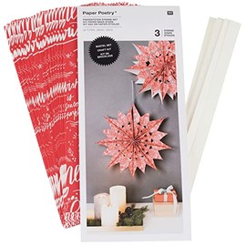 Papiertüten Sterne Set, Rot