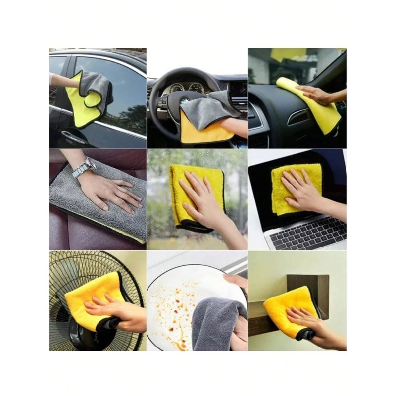 10pcs 30x60cm Microfiber