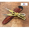 Artist Proportional Scale Divider Drawing Tool Professional (Brass, 9"/Leather Case)
