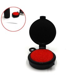 Keychain type portable ink pad keyring stamp ink pad car key emergency use / 열쇠고리형 휴대용 인주 키링 도장인주 차키 비상용