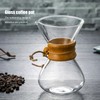 Coffee Maker High Temperature Resistant Glass Coffee Drip Brewing Pot