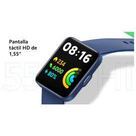 Xiaomi Redmi Watch 2 Lite, 100+ Fitness Modes, 1.55" Colorful Touch Display, 5 ATM Water Resistance, SPO₂ Measurement, 24-Hour Heart Rate Tracking, Multi-System Standalone GPS, Black