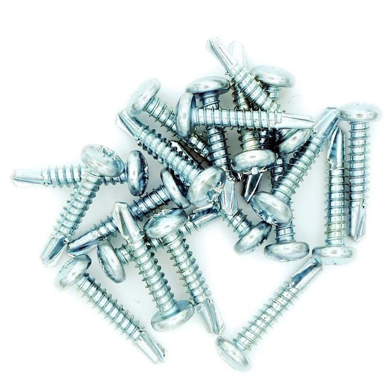 M4.2 (4.2mm x 19mm) Pozi Pan Self-Drilling Screw - Steel