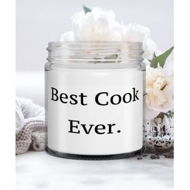 Nice Cook Gifts, Best Cook Ever., Brilliant Christmas Candle Gifts For Men Women