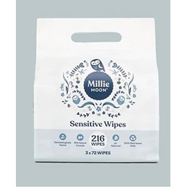 Millie Moon Sensitive Baby Wipes - Plant Based (216)